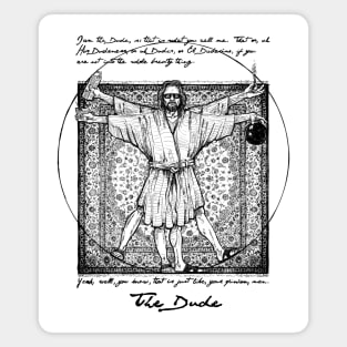 The Vitruvian Dude Magnet